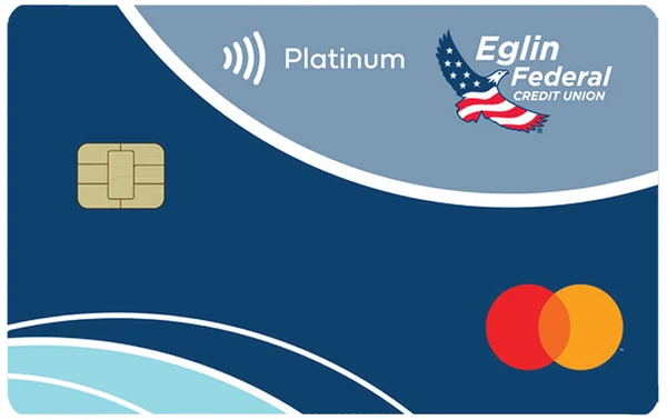 Platinum Mastercard credit card from Eglin Federal Credit Union