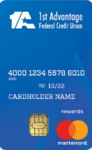 1st Advantage Rewards Mastercard credit card from 1st Advantage Federal Credit Union