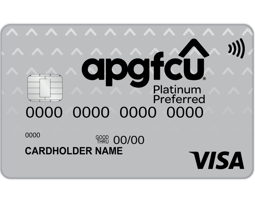 APGFCU platinum preferred credit card from Aberdeen Proving Ground Federal Credit Union