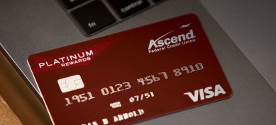 Ascend platinum rewards credit card from Ascend Federal Credit Union