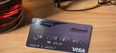 Visa secured credit card from Ascend Federal Credit Union