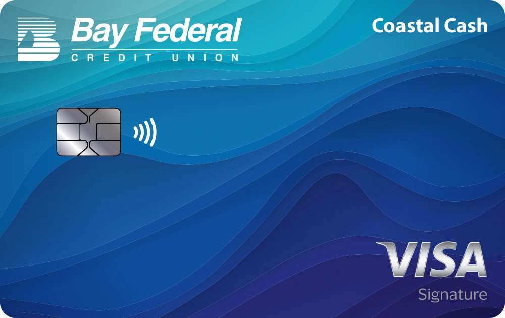 Coastal Cash Visa Signature credit card from Bay Federal Credit Union