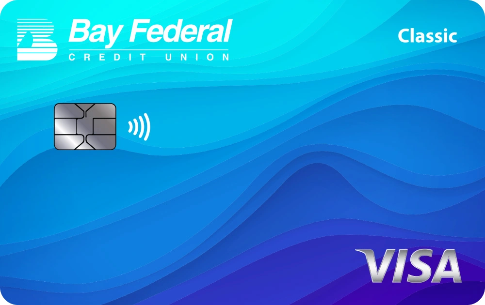 Visa Classic credit card from Bay Federal Credit Union