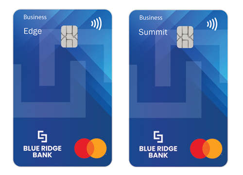 Small Business credit card from Blue Ridge Bank