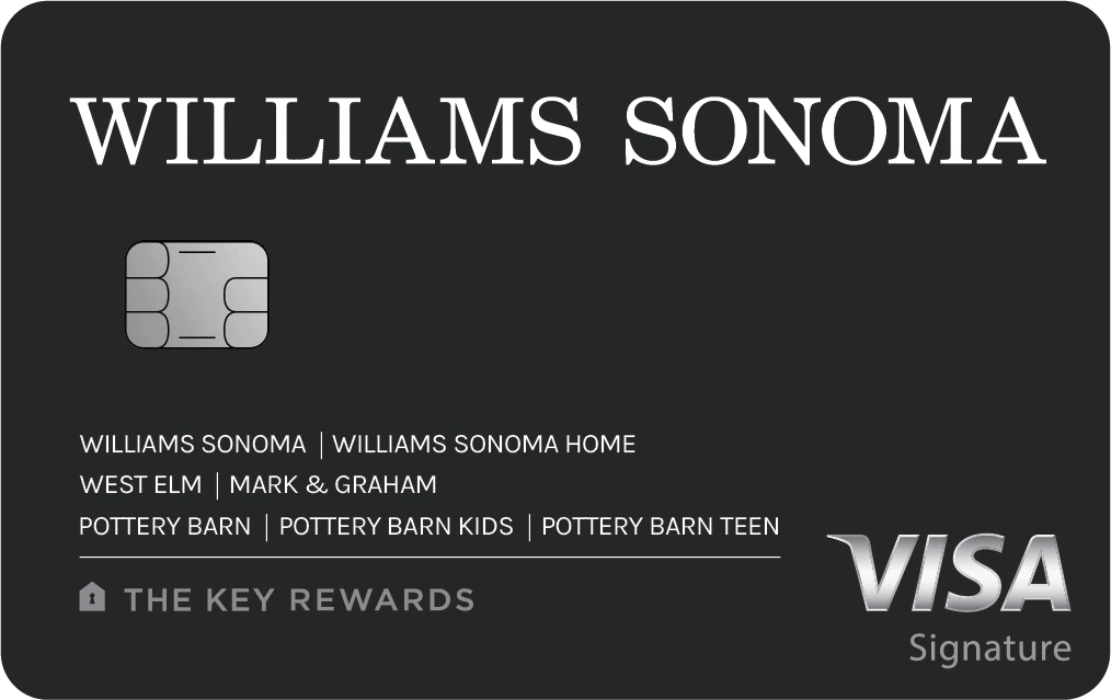 Capital One Williams Sonoma Key Rewards Visa credit card from Capital One
