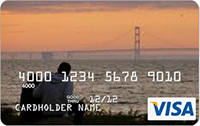 Custom Design Card Visa credit card from Case Credit Union