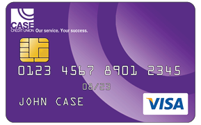 Platinum Visa credit card from Case Credit Union