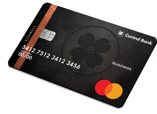 Business Mastercard credit card from Central Trust Bank, the