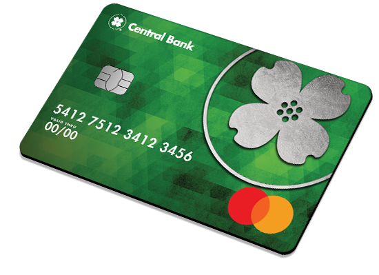 Central Bank Secured Mastercard credit card from Central Trust Bank, the