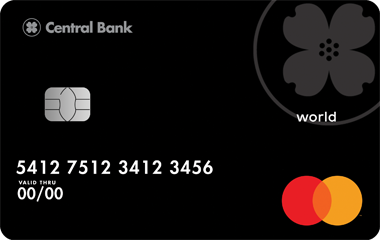 of the World credit card from Central Trust Bank, the