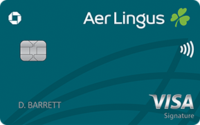 Aer Lingus Visa Signature credit card from Chase Bank USA