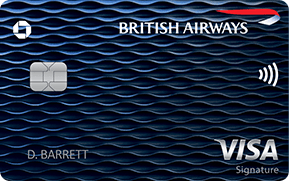 British Airways Visa Signature credit card from Chase Bank USA
