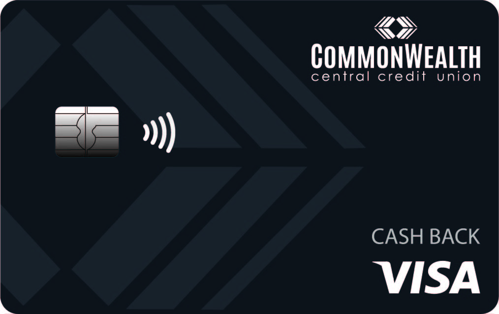 Cash Back Platinum Visa credit card from Commonwealth Central Credit Union