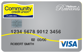 CCU VISA Platinum Rewards credit card from Community Credit Union of Florida