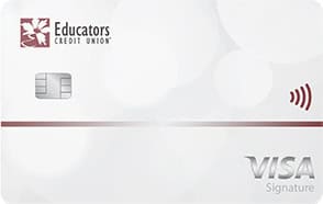 Visa Signature Cash Back credit card from Educators Credit Union