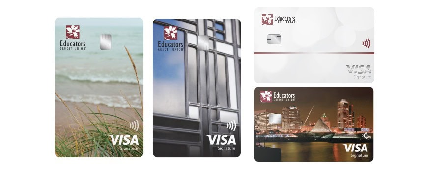 Visa Signature credit card from Educators Credit Union