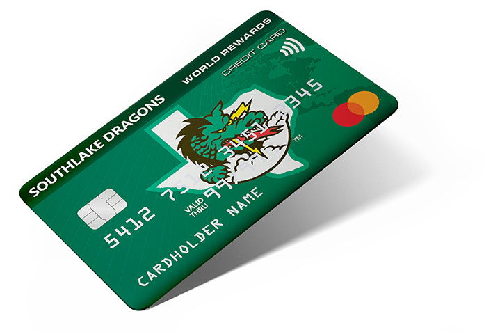 Southlake Dragons Rewards credit card from Eecu