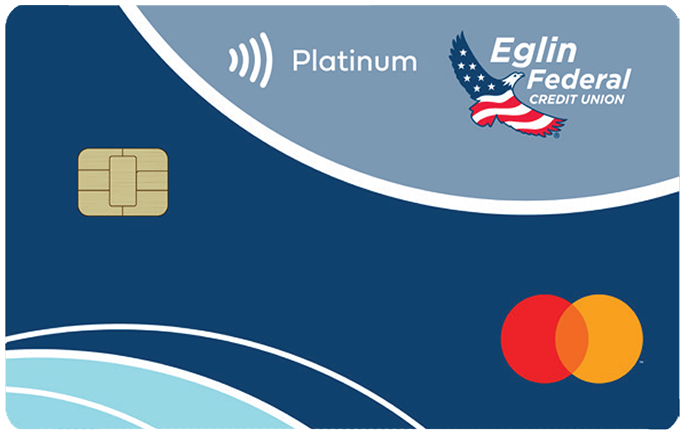 Platinum Mastercard credit card from Eglin Federal Credit Union