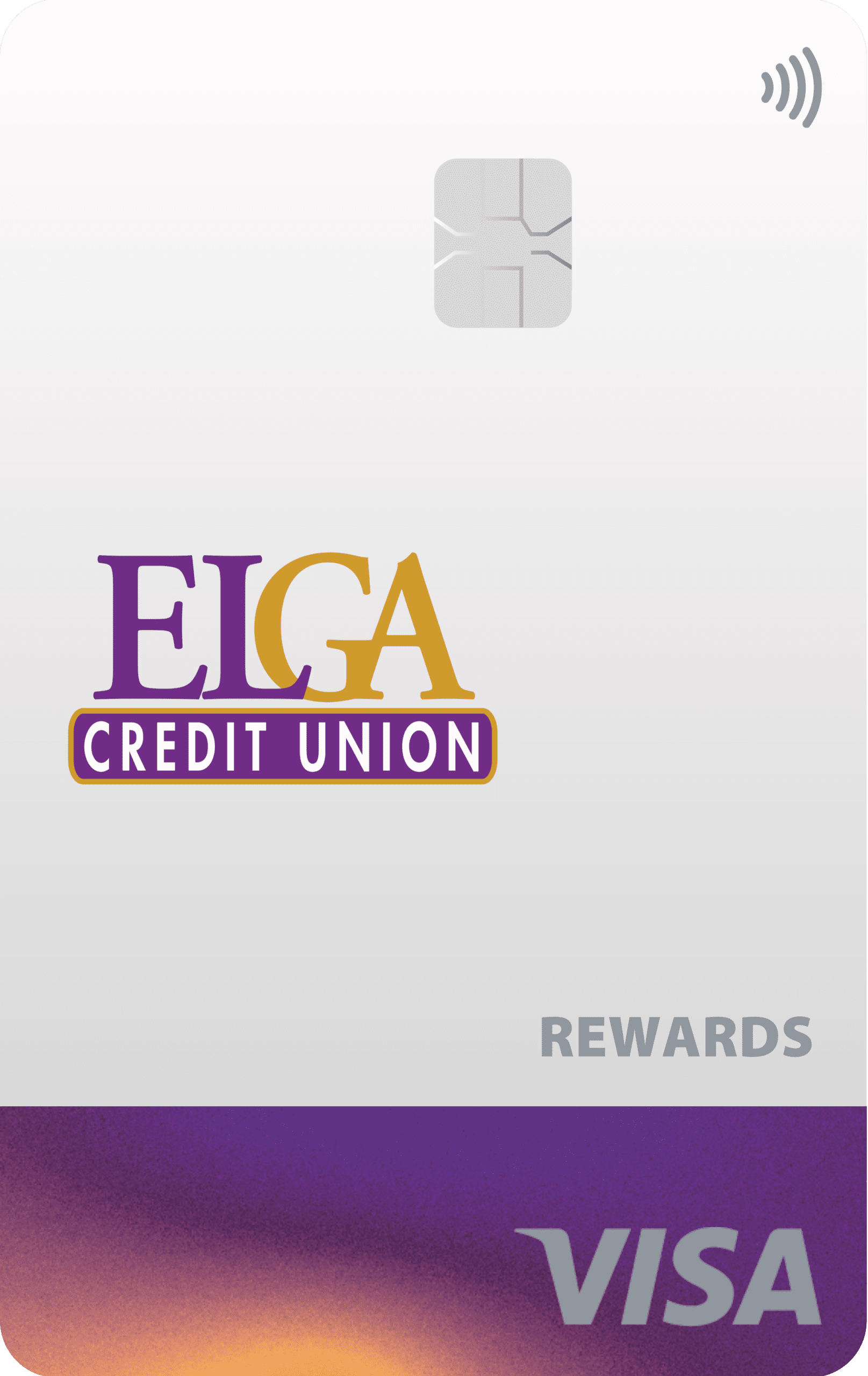 VISA Rewards credit card from Elga Credit Union