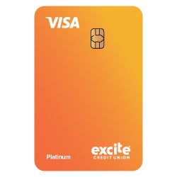 VISA Secured credit card from Excite Credit Union