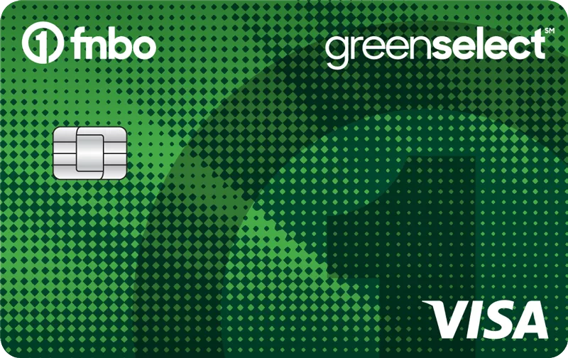 GreenSelect Visa credit card from First National Bank of Omaha