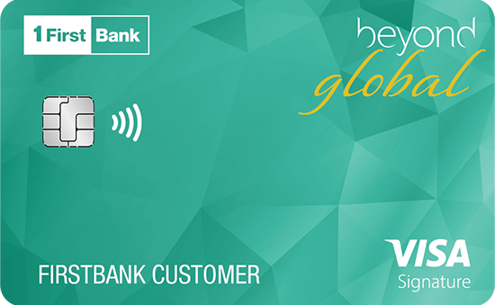 Beyond Global Visa credit card from Firstbank Puerto Rico