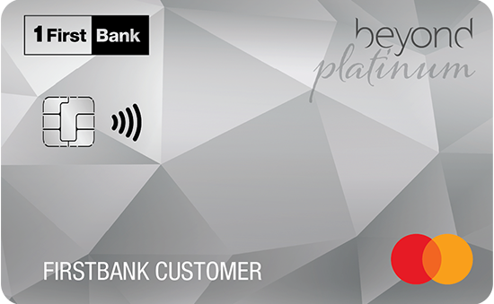 Beyond Platinum Mastercard credit card from Firstbank Puerto Rico