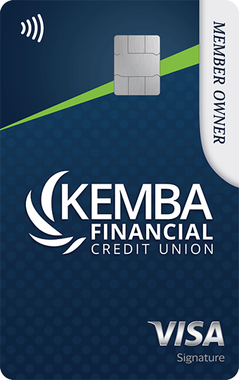 KEMBA Financial Credit Union Signature VISA credit card from Kemba Financial Credit Union