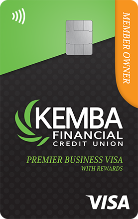 Premier Business Visa with Rewards credit card from Kemba Financial Credit Union