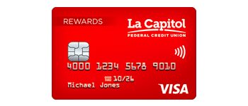 Rewards Visa credit card from La Capitol Federal Credit Union
