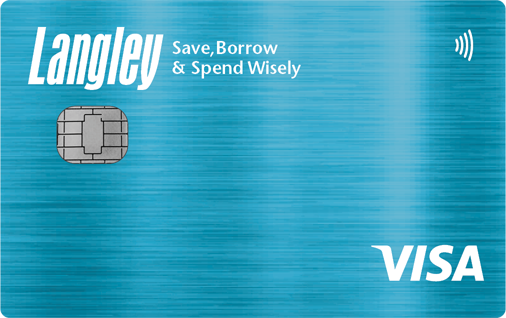 Platinum Essential Visa credit card from Langley Federal Credit Union