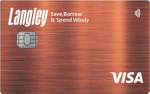 Platinum Quint Visa credit card from Langley Federal Credit Union