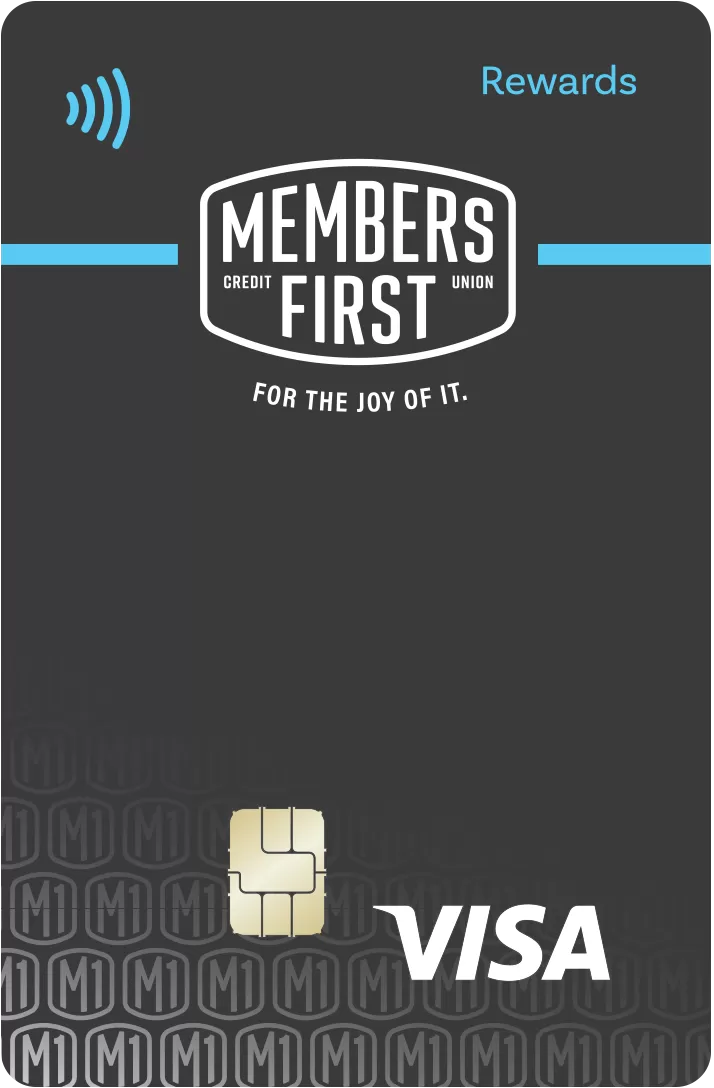 Cash Back VISA credit card from Members First Credit Union Dba Members First Investment Services