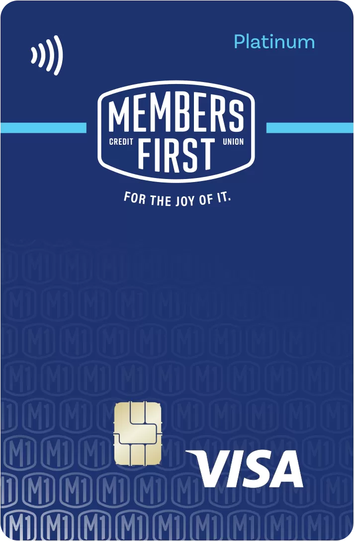 Platinum VISA credit card from Members First Credit Union Dba Members First Investment Services
