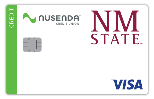 NMSU Visa Platinum credit card from Nusenda Federal Credit Union