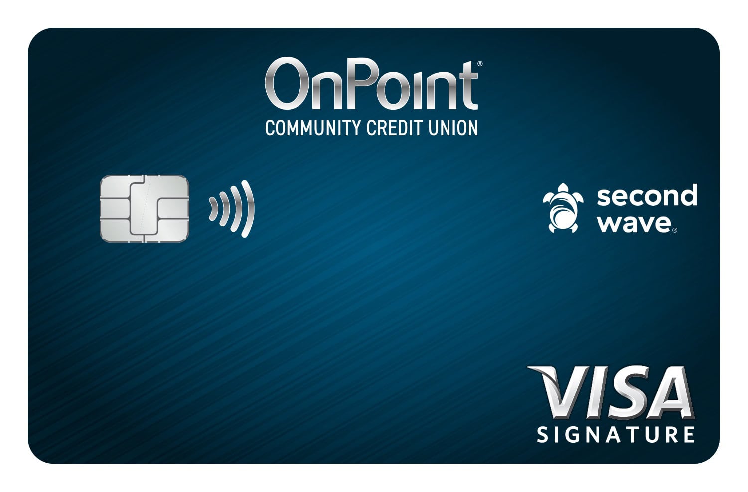 Signature Visa with Cash Back Rewards credit card from Onpoint Community Credit Union