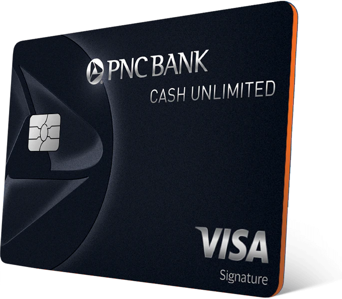 PNC Cash Unlimited Visa Signature credit card from PNC Bank