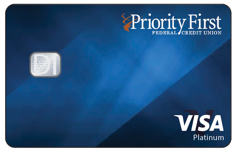 VISA Platinum credit card from Priority First Federal Credit Union