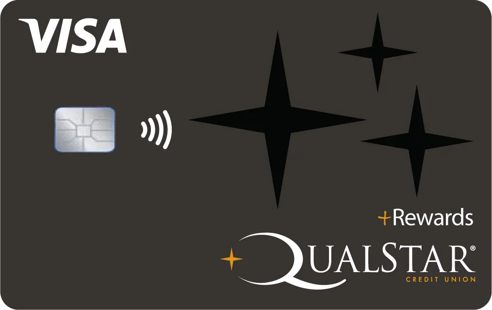 Qualstar Visa Rewards Card Example credit card from Qualstar Credit Union