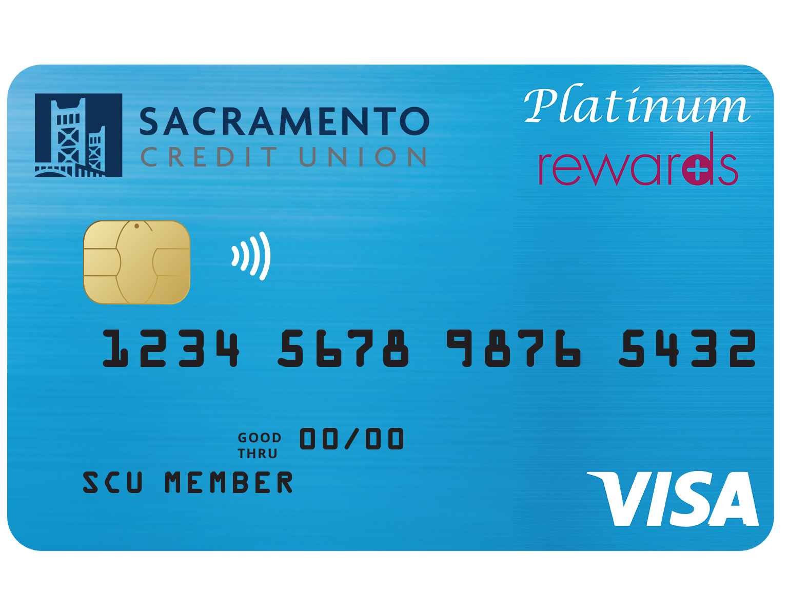 Sacrament Credit Union Platinum Rewards Visa credit card from Sacramento Credit Union