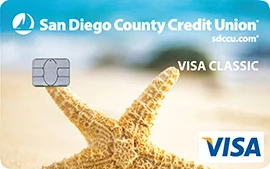 SDCCU Share Secured Visa Classic credit card from San Diego County Credit Union