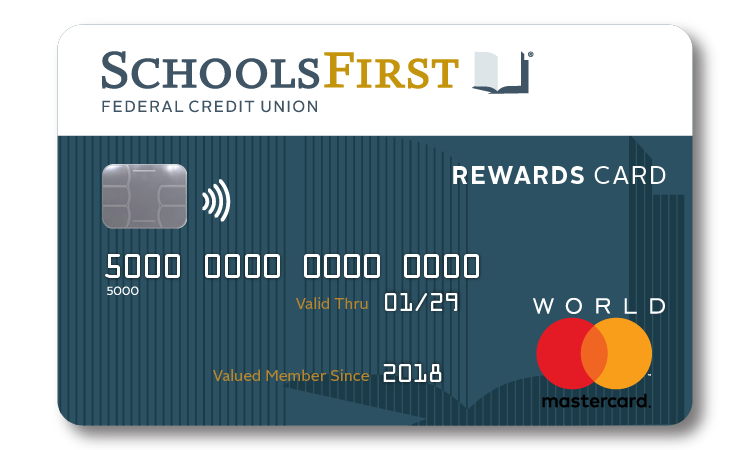 SchoolsFirst FCU Inspire Mastercard credit card from Schoolsfirst Federal Credit Union