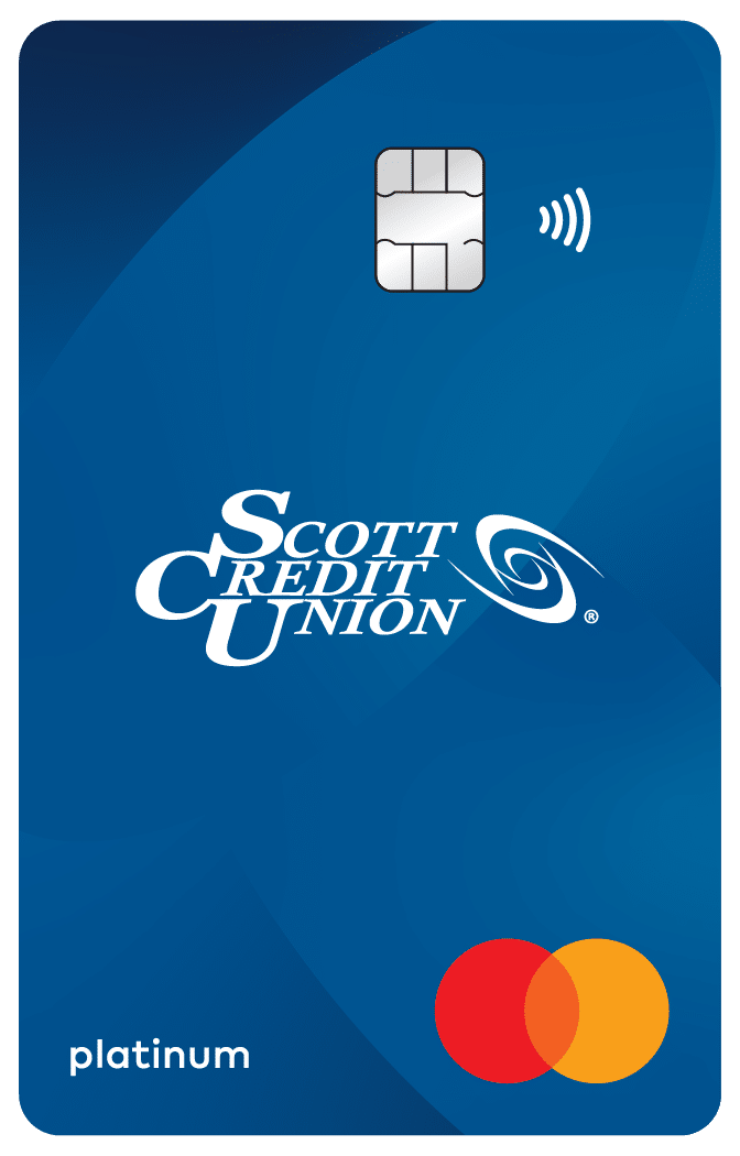 Mastercard Cards Platinum CC credit card from Scott Credit Union