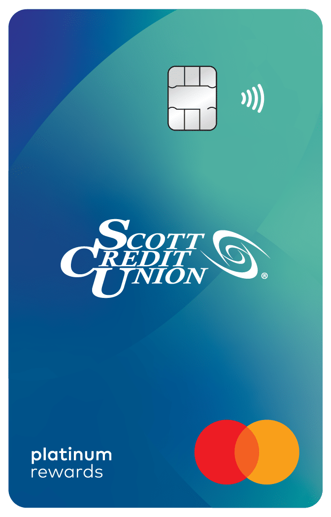 Mastercard Cards Platinum Rewards CC credit card from Scott Credit Union