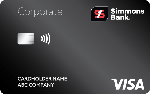 Business Corporate credit card from Simmons Bank