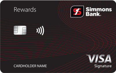 Simmons Visa credit card from Simmons Bank