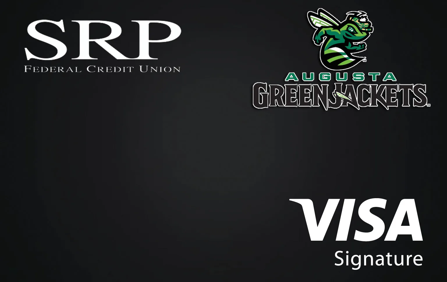 Augusta GreenJackets Signature credit card from Srp Federal Credit Union