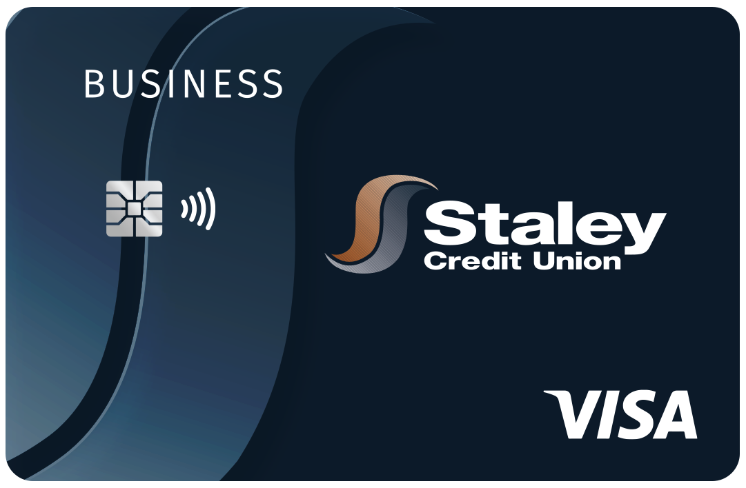 VISA Business credit card from Staley Credit Union
