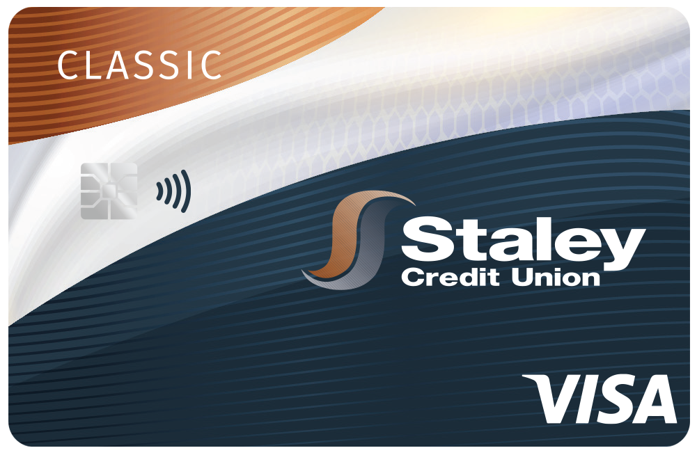 VISA Classic credit card from Staley Credit Union
