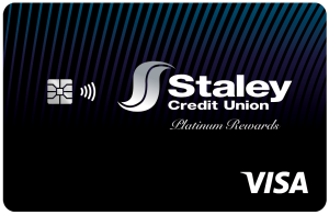 VISA Platinum credit card from Staley Credit Union